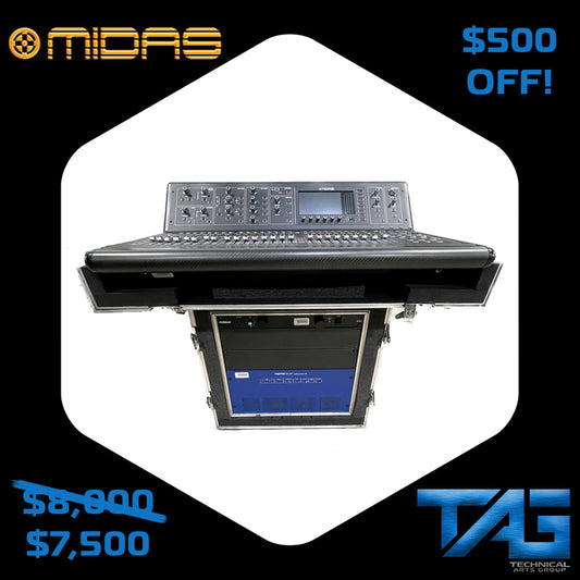 Midas M32 Console with DL251 Stage Box (in Road Cases)